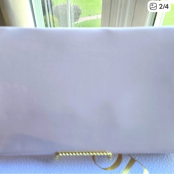 Dior Beauty Soft Pink Vegan Leather Clutch/Makeup Bag - Picture 2 of 4